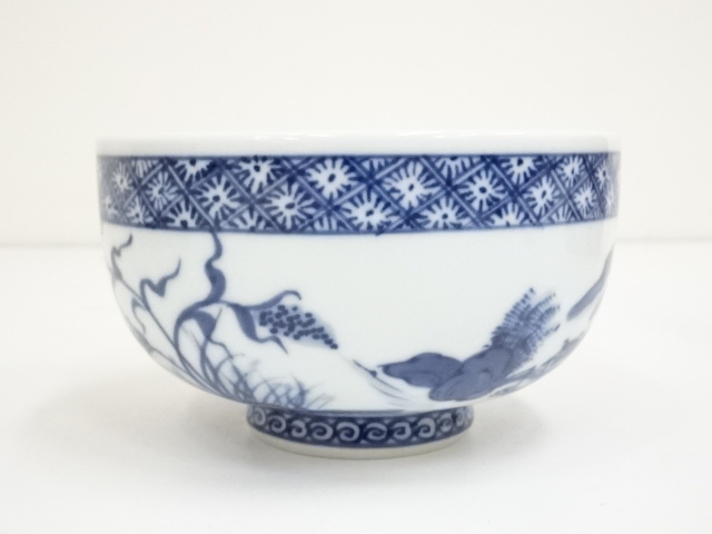茶道具 染付宝瓶 京焼 作家手作り 共箱 時代物 未使用美品 旧家蔵出 骨董 平安清昌作京焼（清水焼)茶器揃(染付ラン)｜茶器・煎茶道具｜京